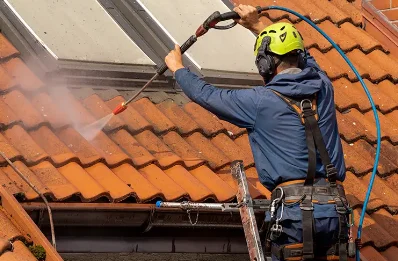 Démoussage et hydrofuge de toiture au Merlerault