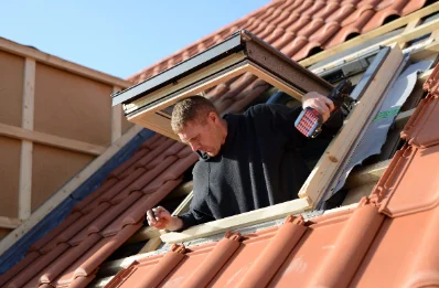 Pose de fenêtres de toit Velux au Merlerault